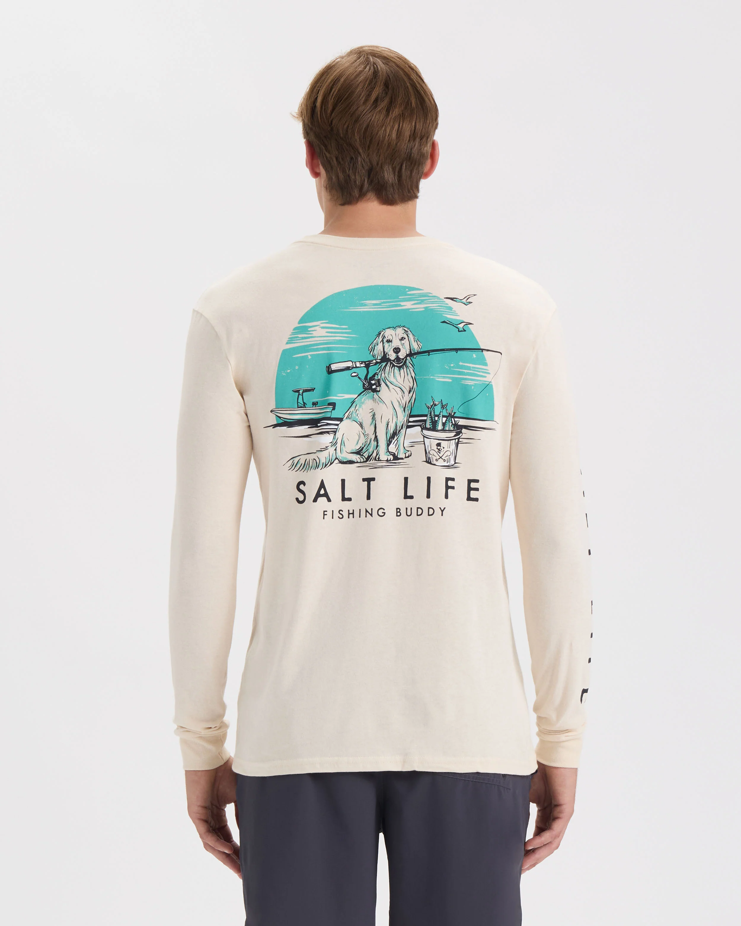 Men’s Fishing Buddy Long Sleeve Shirt - Image 3