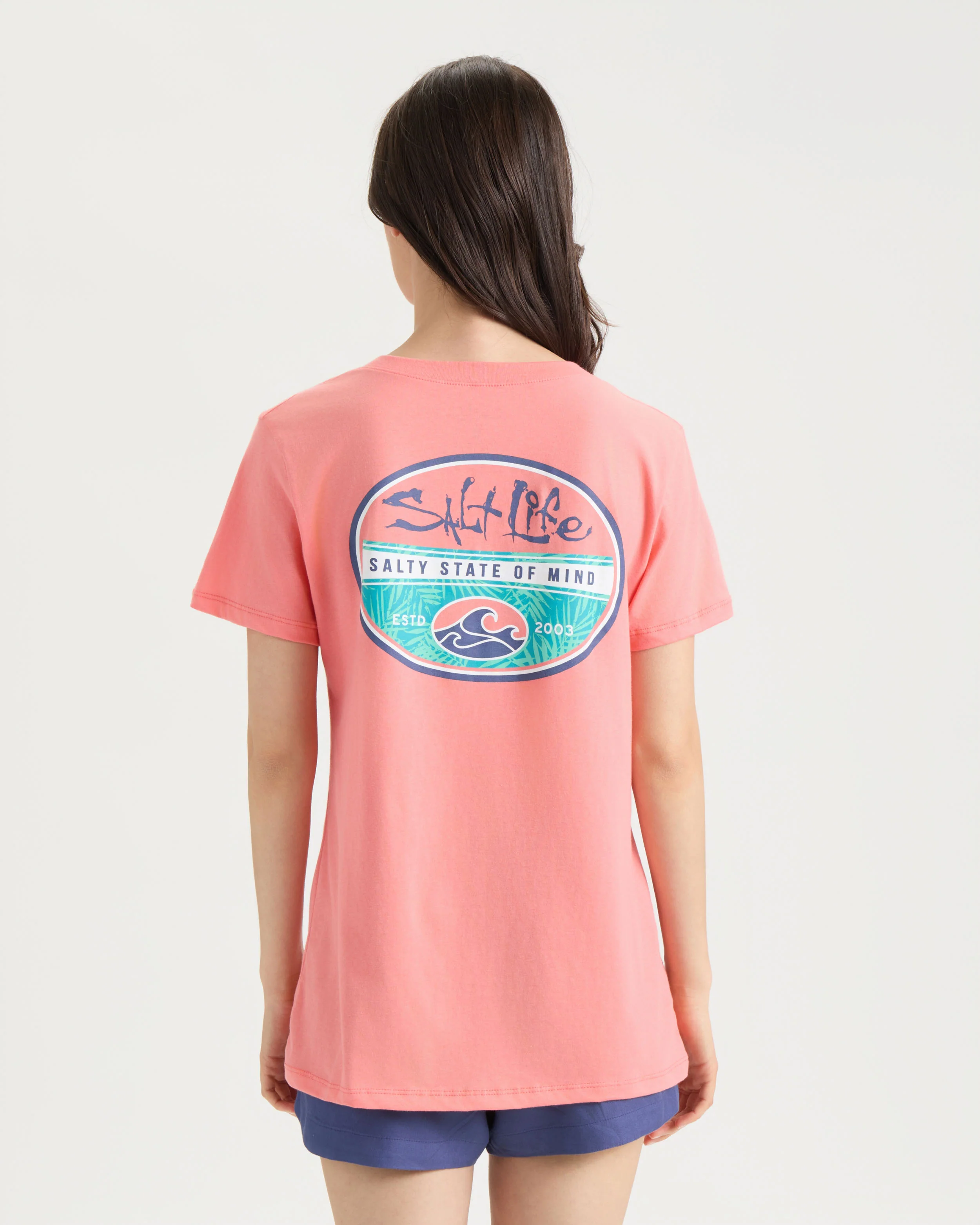 Women's Secret Spot V-Neck Short Sleeve Shirt - Image 3